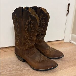 ARIAT | Womens Heritage R Toe Western Boots | Full-Grain Leather Cowgirl | 11B